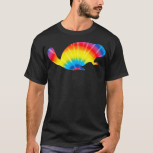 Camiseta Tie Dye Beaver Rainbow Impressão Rodent Kit Hippie