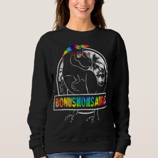 Camiseta Tie Dye Bonusmomsaurus Bonus Mãe Dinossaur Rex Mot