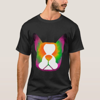 Camiseta Tie Dye Boston Terrier Hippie Boston Dog Multico