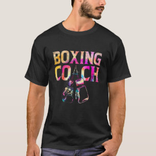 Camiseta Tie Dye Boxing Coach Luvas Boxer Fighter Kickboxe