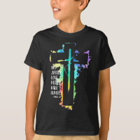 Tie Dye Cross Micah 68 Act Justed Bíblia Escritura