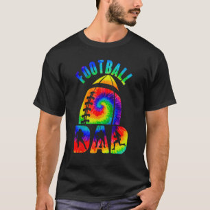 Camiseta Tie Dye da Família do Pai de Futebol Retroativo