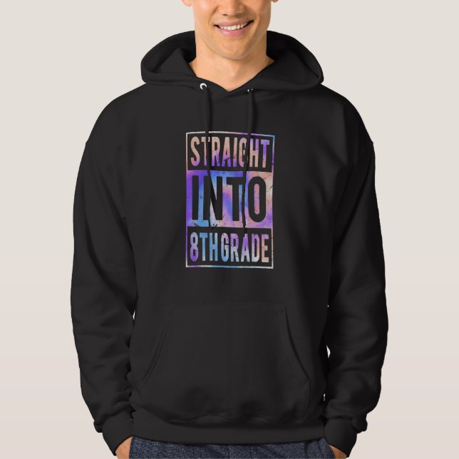 Camiseta Tie Dye De Volta à Escola para Oitava Sér (Frente)