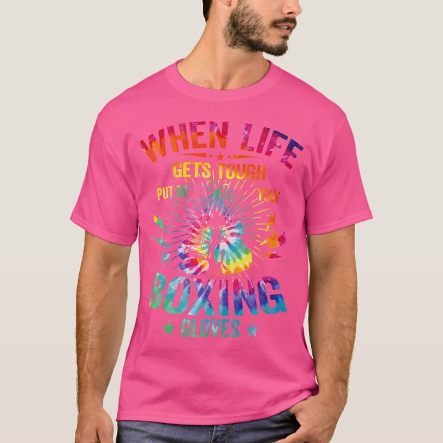 Camiseta Tie Dye É Duro Colocado Na Sua Boxer De Luvas (Frente)