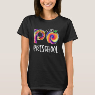 Camiseta Tie Dye É Para Estudante Pré-Escolar De Volta Para