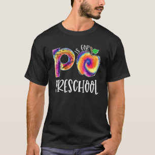 Camiseta Tie Dye É Para Estudante Pré-Escolar De Volta Para