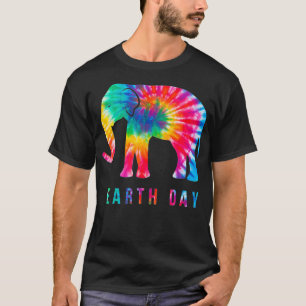 Camiseta Tie Dye Elephant Lover Earth Day 2020 Costume Envi