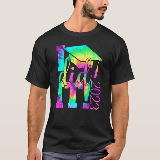 Camiseta Tie Dye Eu Fiz Graduação Formando Gif 2023 (Frente)