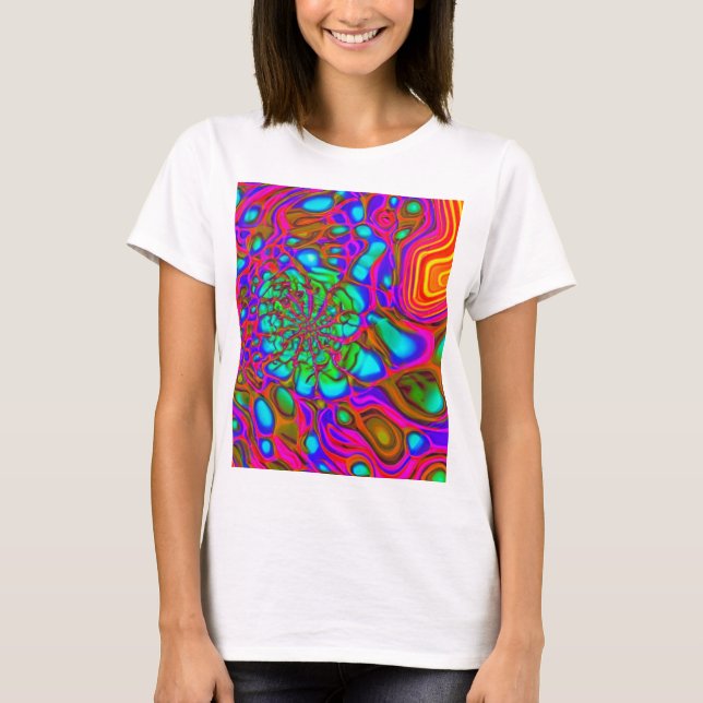 Camiseta Tie-Dye Explosão de Cor (Frente)