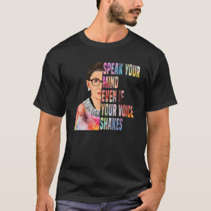 Camiseta Tie Dye Fale Sua Mente Mesmo Que Sua Voz Aperte