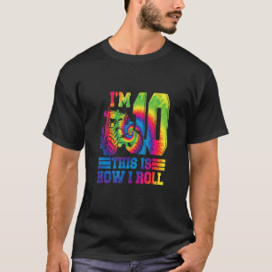 Camiseta Tie Dye Fazenda Trator 10ª Festa de aniversário 10