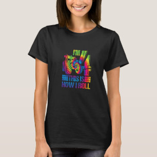 Camiseta Tie Dye Fazenda Trator Eu sou 4ª Festa de Aniversá