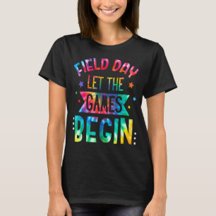 Camiseta Tie Dye Field Day 2022 Deixe Os Jogos Serem Profes