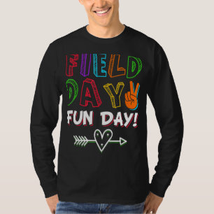 Camiseta Tie Dye Field Day Vibes No Último Dia Do Campo Esc