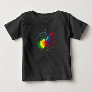 Camiseta Tie Dye Guitar Design Colorida Guitarrista