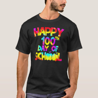 Camiseta Tie Dye Happy 100º Dia de Professores