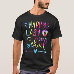Camiseta Tie Dye Happy No Último Dia Do Professor G