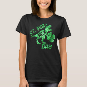 Camiseta Tie Dye Happy Rua Pat T Rex Saint Patrick Din