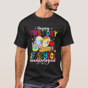 Camiseta Tie Dye Headstart Squad Feliz Primeiro Dia da Esco