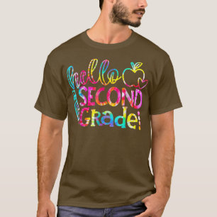 Camiseta Tie Dye Hello Segundo Grau De segundo Da Equipe De