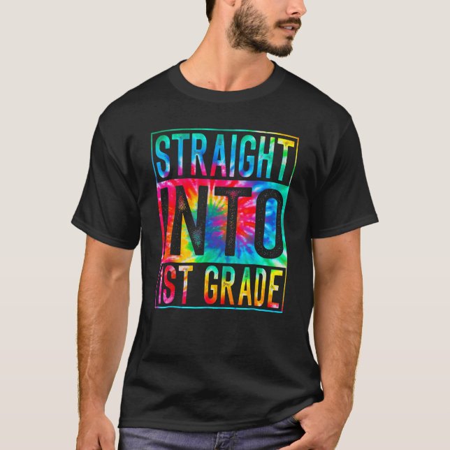 Camiseta Tie Dye Hetero Em 1rua De Volta Professora Da Prim (Frente)
