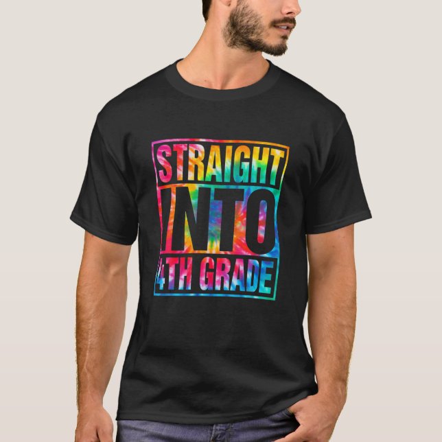 Camiseta Tie Dye Hetero No 4º Ano De Volta Ao Chá Escolar (Frente)