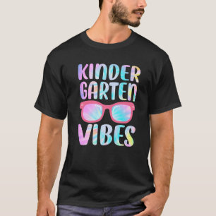 Camiseta Tie Dye Kindergarten Vibes Squad 1Rua Dia Da Escol