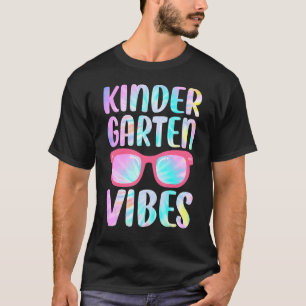 Camiseta Tie Dye Kindergarten Vibes Squad 1rua Dia Da Escol