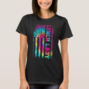 Camiseta Tie Dye Lunch Lady Back To School