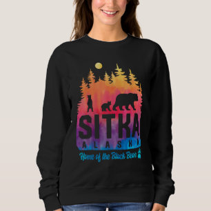 Camiseta Tie Dye Madre Bear e Cubs Sitka Alaska