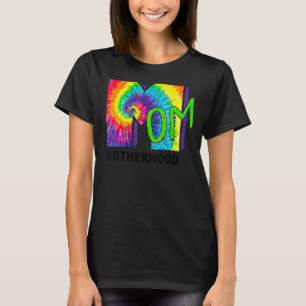 Camiseta Tie Dye Mãe Mãe Família Feliz Dia de as mães M