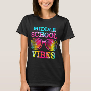 Camiseta Tie Dye MidSchool Vibes Professora De Volta