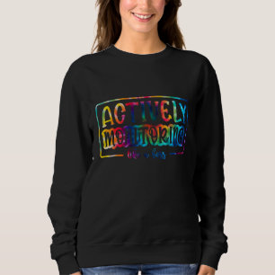 Camiseta Tie Dye Monitorando Ativamente Como Um Encantado D