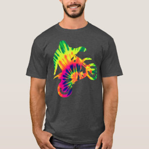 Camiseta Tie Dye Motocross Sasquatch da bicicleta Bigfoot