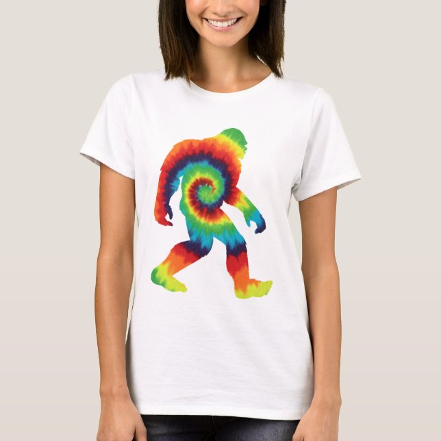Camiseta Tie Dye Pé Grande (Frente)