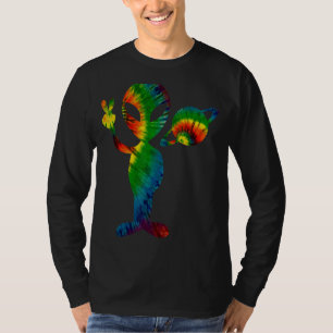 Camiseta Tie Dye Peace Space World Ufo Day Peace Sign