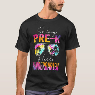 Camiseta Tie Dye Por Tanto Tempo Pré K Alô Professor De Jar