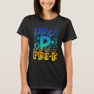 Camiseta Tie Dye Pre K Team Professer Boy Style Back