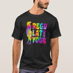 Camiseta Tie Dye Regule Seu Frango Feminista Galo Para