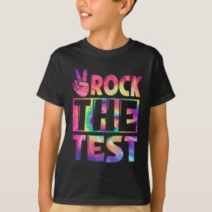 Camiseta Tie Dye Rock O Professor Do Dia De Teste Feliz