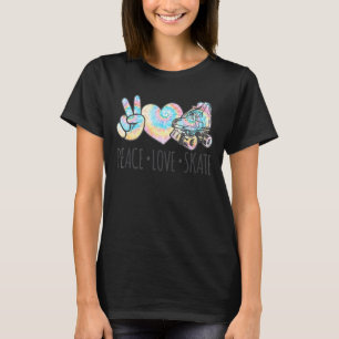 Camiseta Tie Dye Roller Sking Para Meninas Adolescentes Pea