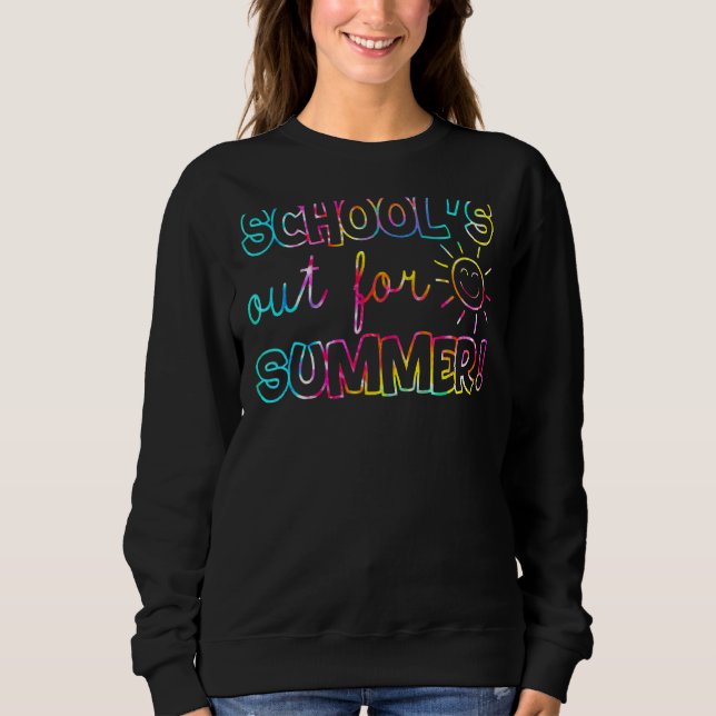 Camiseta Tie Dye School Out For Summer Day (Frente)