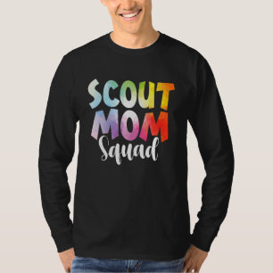 Camiseta Tie Dye Scout Mamãe Esquadrão De Volta Para O Prof