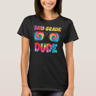 Camiseta Tie Dye segundo 2º Ano Duo Óculos De Volta A S
