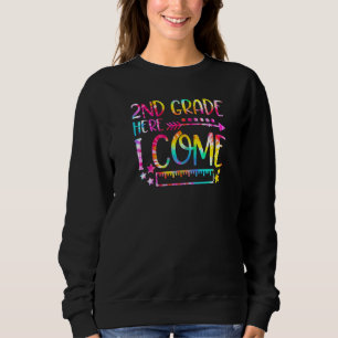 Camiseta Tie Dye segundo Grade Aqui Eu Venho Professora Est