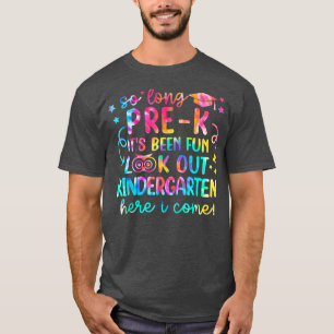 Camiseta Tie Dye Tão Longa Pré-Escolar Cuidado Com O Jardim
