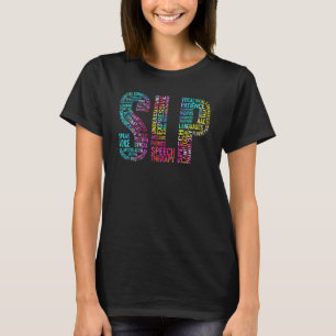Camiseta Tie Dye Tip Typografia Escola Terapia de Discurso