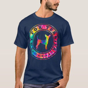 Camiseta Tie Dye Toy Do Terrier Dog Mãe Pai Pet Lover