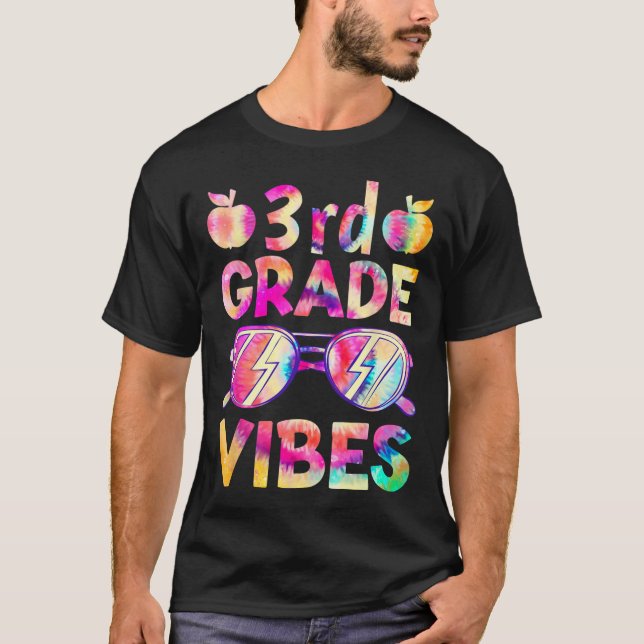 Camiseta Tie Dye Vibes 3º ano Professor Primeiro D (Frente)