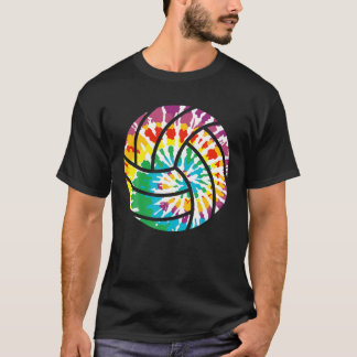 Camiseta Tie Dye Voleibol Engraçado Esporte Amadurece Mulhe